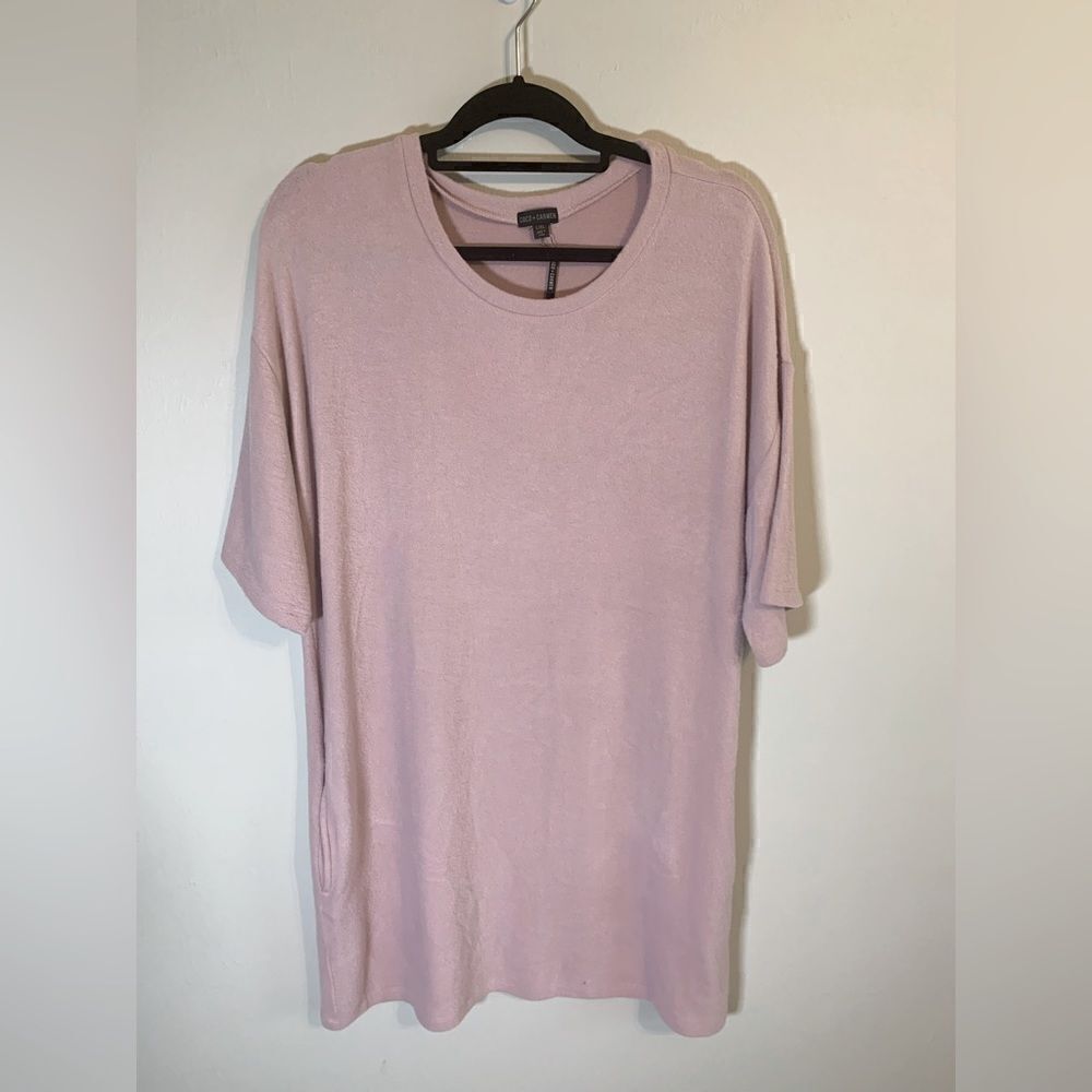 NWT Coco + Carmen Pink Shift dress size L/XL‎